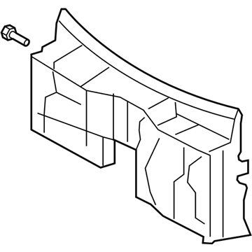 Lexus 55210-50141 INSULATOR Assembly, Dash