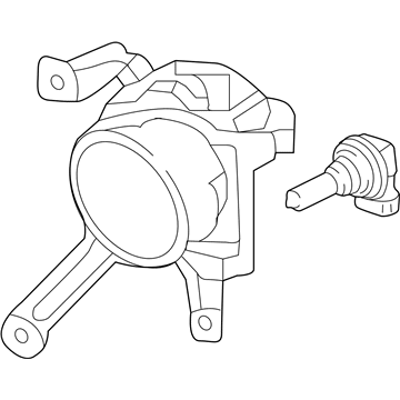 Kia 92201A9500 Front Fog Lamp Assembly