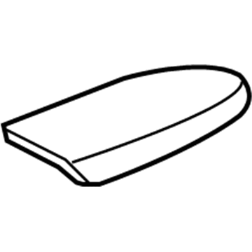 Acura 83783-SEP-A01ZD Armrest Assembly, Left Rear Door (Light Cream Ivory) (Leather)