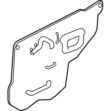 Acura 72861-SEP-A00 Seal, Left Rear Door Hole