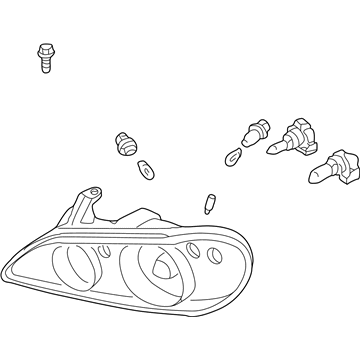 Infiniti 26010-3Y325 Right Headlight Assembly