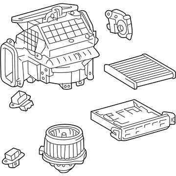 Toyota 87130-06090 Blower Assembly
