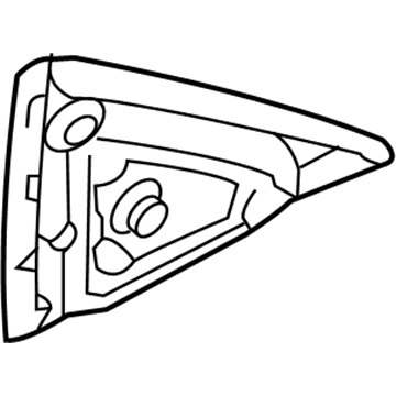 Hyundai 87615-3M000 Pad-Outside Mirror, LH