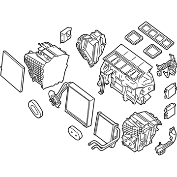 Nissan 27110-JA110 Heating Unit Assy-Front