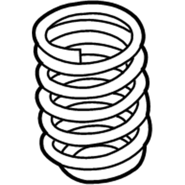 BMW 31-33-2-283-411 Coil Spring, Front