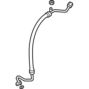 Honda 80312-T0G-A01 Hose Assembly, Suctio