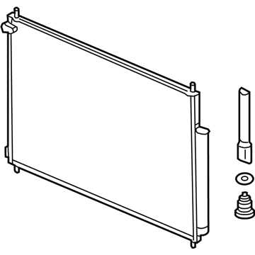 Honda 80110-T0A-A01 Condenser Comp