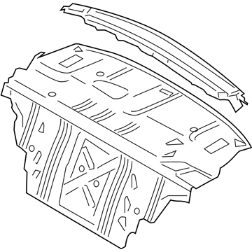 BMW 41-34-7-204-092 Partition Trunk