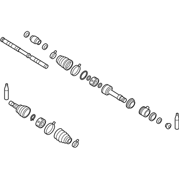 Nissan 39100-9N01A Shaft Assembly-Front Drive RH