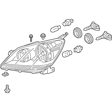 Honda 33150-SHJ-A51 Headlight Assembly, Driver Side