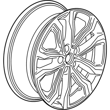 GM 22968933 Wheel, Alloy