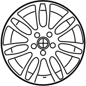 BMW 36-11-6-775-605 Light Alloy Rim