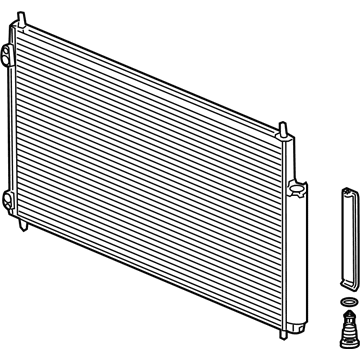 Acura 80110-TK4-A01 Condenser Assembly