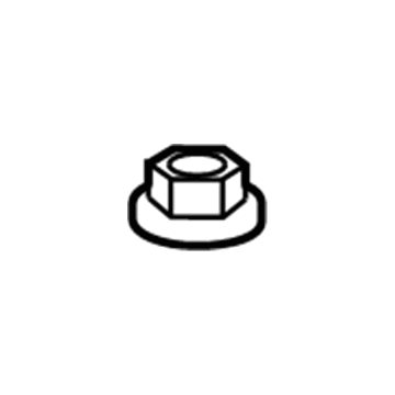 Nissan 08918-3062A Nut FLANGE, Hex