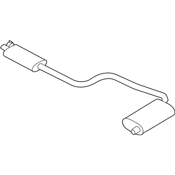 Mopar 4581373AJ MUFFLER-Exhaust