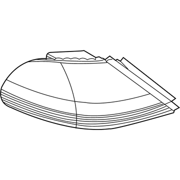 BMW 63-21-6-938-516 Rear Light In The Side Panel, White Right