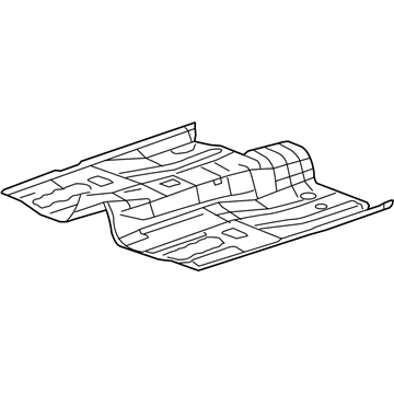 Mopar 5183908AD Pan-Front Floor