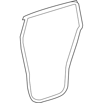 Mopar 5074649AE WEATHERSTRIP-Rear Door Mounted