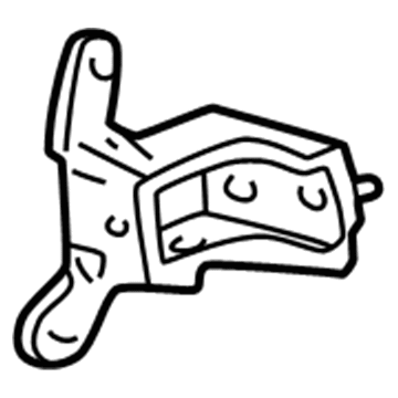 Ford F8DZ-5426801-BA Upper Hinge