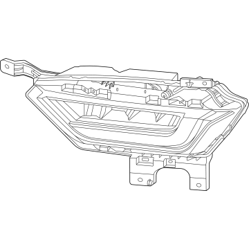 Ford ML3Z-15200-C LAMP ASY - FOG - FRONT