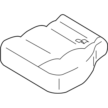Kia 891003E010GW5 Cushion Assembly-Rear Seat