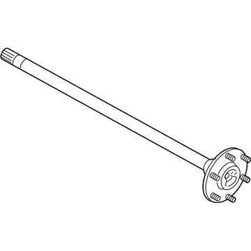 Nissan 38165-ZH00A Shaft-Rear Axle, LH