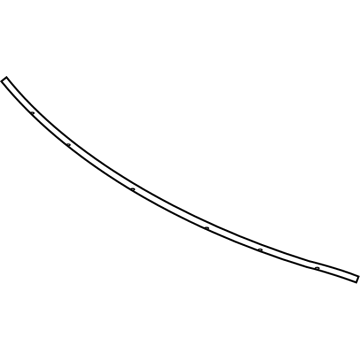 Kia 86120R0000 MOULDING-WINDSHIELD