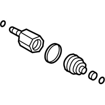 Hyundai 49535-2V505 Joint Kit-Front Axle Differential Side LH