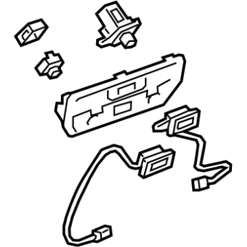 GM 84688681 HANDLE ASM-PUBX E/GATE LAT