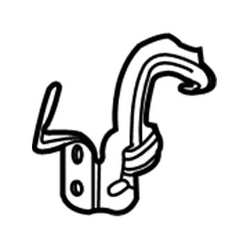BMW 34-52-6-766-569 Holder, Brake Hose, Left
