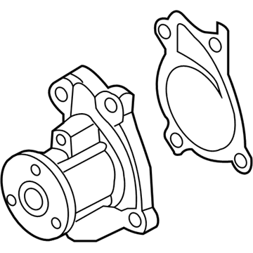 Nissan B1010-00Q2D Pump Assembly Water