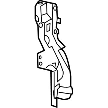 Honda 04611-TK6-A00ZZ Stay Set, Left Front Bulkhead Side