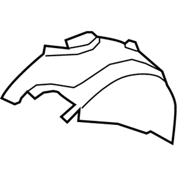 BMW 51-77-7-213-427 Cover, Wheel Arch, Rear Section, Front Left