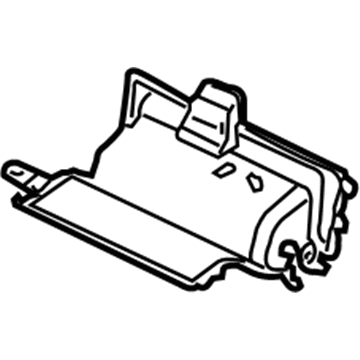 Nissan 88272-ZQ00B Cover Leg, 2ND Seat RH Rear