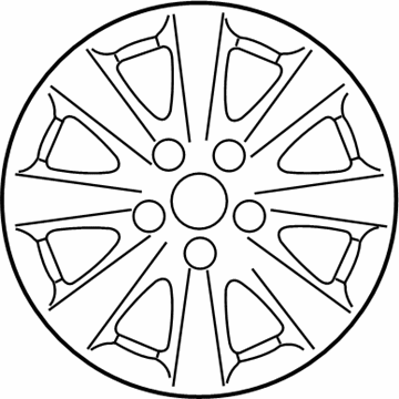 Toyota 42611-06370 Wheel, Alloy