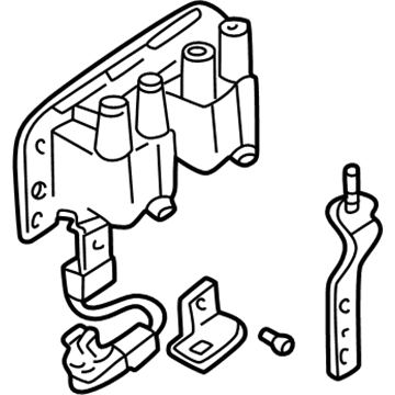 Kia 0K30E1810X Ignition Coil Assembly