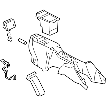 GM 15126660 Console Assembly