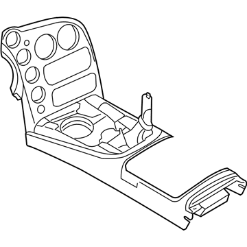 Mopar 1JX80DX9AA Base-Floor Console