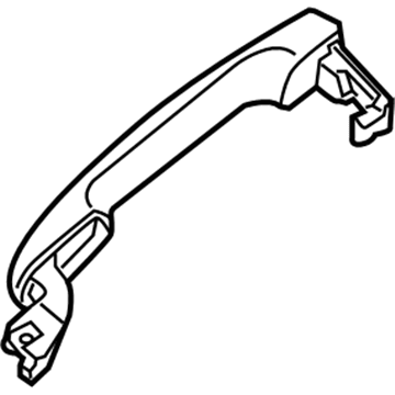Nissan 82640-4FU0A Grip Outside Handle, Right