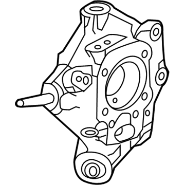 Acura 52215-TZ5-A70 Knuckle, Left Rear (Epb)