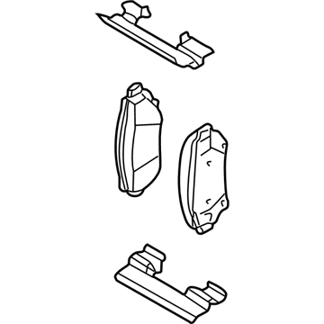 GM 88967257 Pad Kit, Front Disc Brake