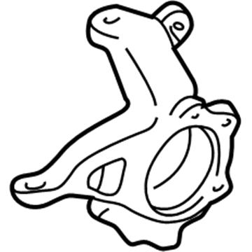 Mopar 52067577 Steering Knuckle, Gray