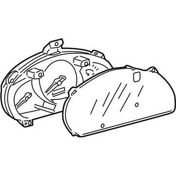 Toyota 83800-48100 Speedometer Cluster