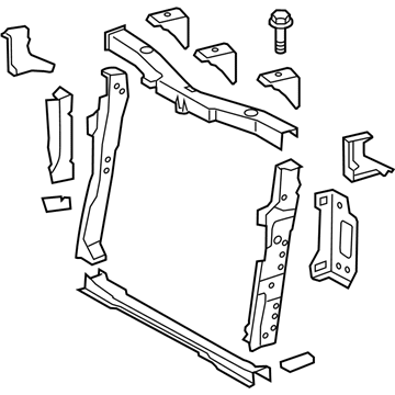 Toyota 53201-12905 Radiator Support