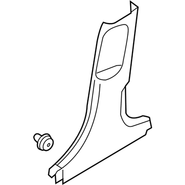 Hyundai 85845-F3000-TRY Trim Assembly-Center Pillar Lower RH