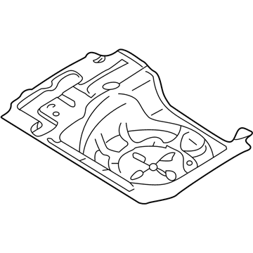 Kia 0K2AA53730B Panel-Trunk Floor