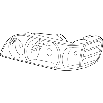 Nissan 26064-0Z800 Front Headlights Assembly