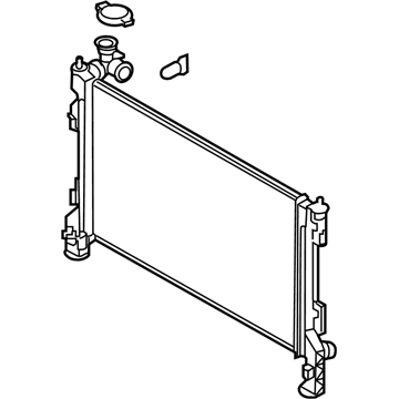 Kia 25310E6100 Radiator Assembly