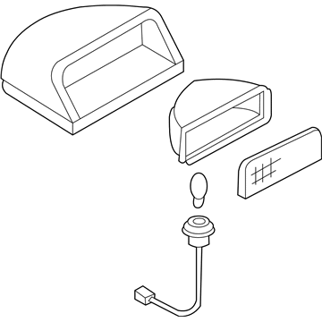 Nissan 26590-ZX00B Lamp Assembly-Stop