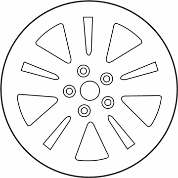 Nissan 40300-6FL2B Aluminum Wheel-Midnight